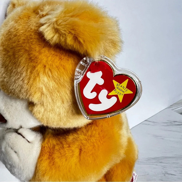 ty Beanie Original Buddy Praying Hope Vintage Brown Size 9.5" Plush Collectable - Picture 3 of 12